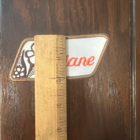 Vintage 1970’s Swiss Maid Quality Emblems Cursive Diane Patch - Picture 4 of 4